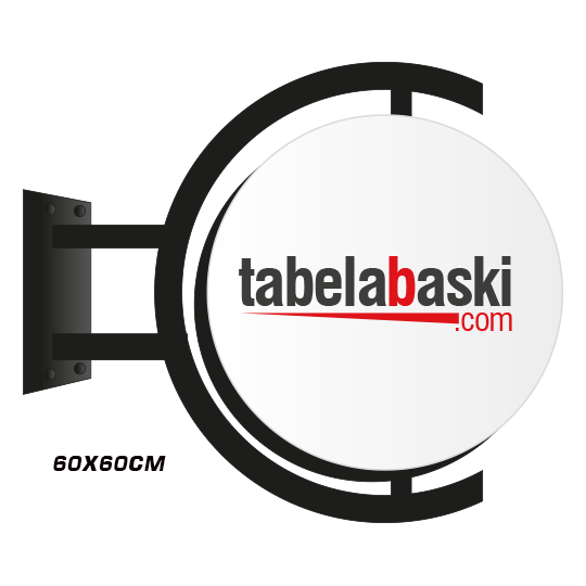 60x60cm Döner Yuvarlak Ayaklı Hazır Tabela - Hazır Tabelalar ürünü